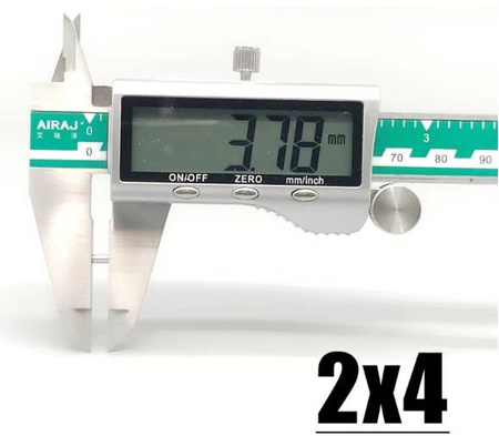 Magnes neodymowy walcowy okrągły 2x4mm 5 szt.