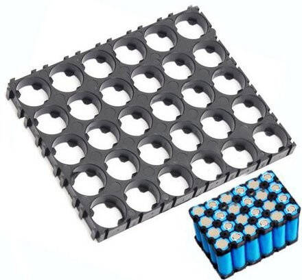 Uchwyt mocujący na 30 akumulatorów 18650 - 6x5