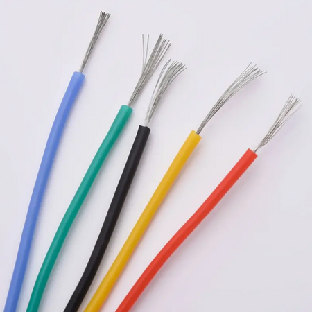 Zestaw 6 przewodów silikonowych AWG22 6x10mb + akcesoria