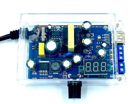 Zasilacz laboratoryjny regulowany LM2596 1.2V-24V