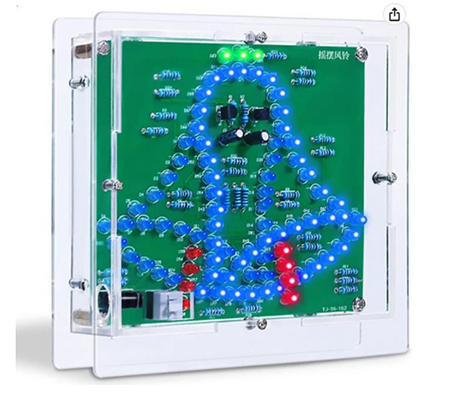 Dzwonek LED DIY do nauki lutowania do samodzielnego montażu + obudowa