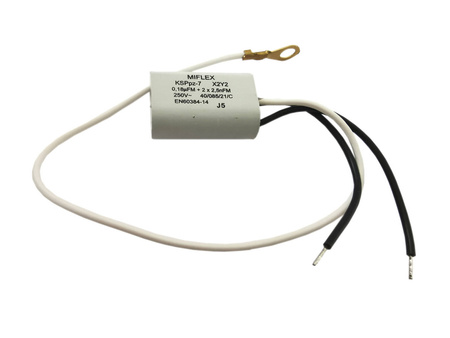 Kondensator przeciwzakłóceniowy 0.18uF 2.5nF 250V