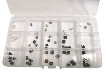 Zestaw przycisków TACT SWITCH SMD 75szt. do serwisu pilotów