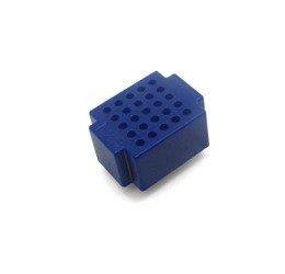 Mini płytka stykowa 25 pól niebieska