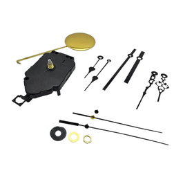 Mechanizm kwarcowy zegara wahadłowy, cichy płynące wskazówki + 3 kpl wskazówek