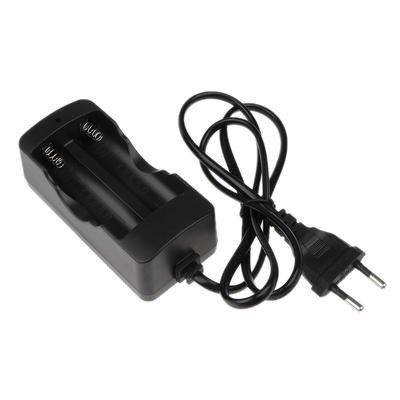 Ładowarka ogniw akumulatorów Li-ION 2x18650 kabel