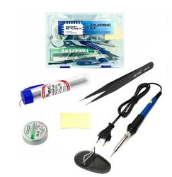 Zestaw do lutowania Lutownica precyzyjna 60W 230V + akcesoria + BOX