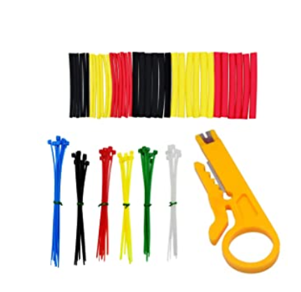 Zestaw 6 przewodów silikonowych AWG24 6x8mb + akcesoria