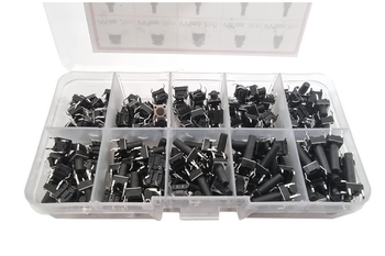 Zestaw przycisków tact switch THT 200szt