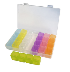 Organizer 28 przegródek 17.5x11x2.7cm OR30 kolor