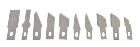 Nóż precyzyjny z kompletem 13 ostrzy