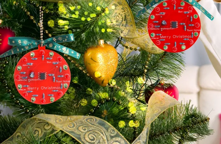 Elektroniczny Świąteczny Zestaw edukacyjny do nauki lutowania DIY