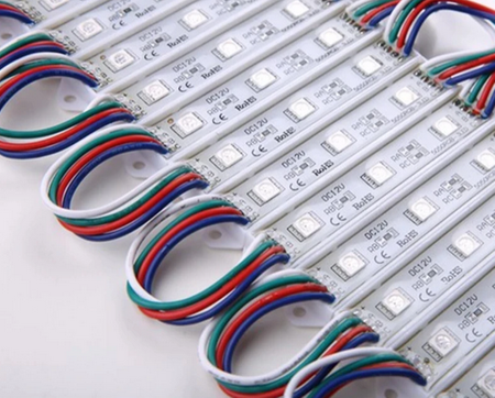 Moduł 3 LED 12V RGB IP65 wodoodporny