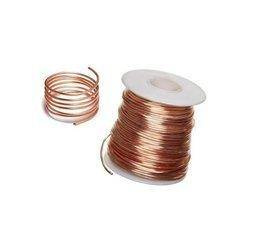 Miedziany drut nawojowy 1mm 100g długość 14m