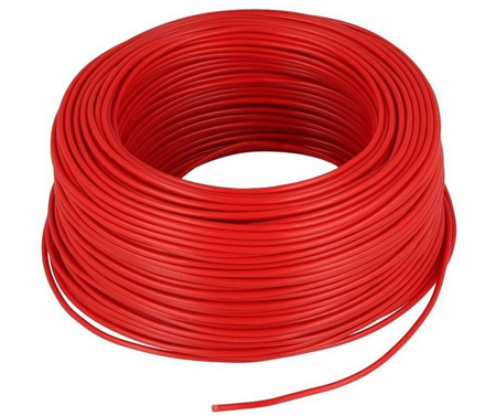 PRZEWÓD LGY 1 ŻYŁA 0.35MM CZERWONY 1 mb