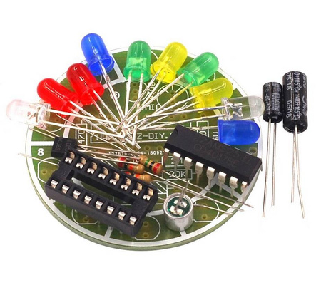 Moduł LED kolorofon sterowany dźwiekiem muzyką DIY