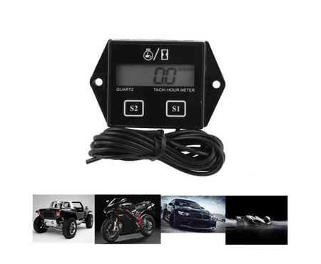 Licznik motogodzin cyfrowy obrotomierz czas pracy silnika