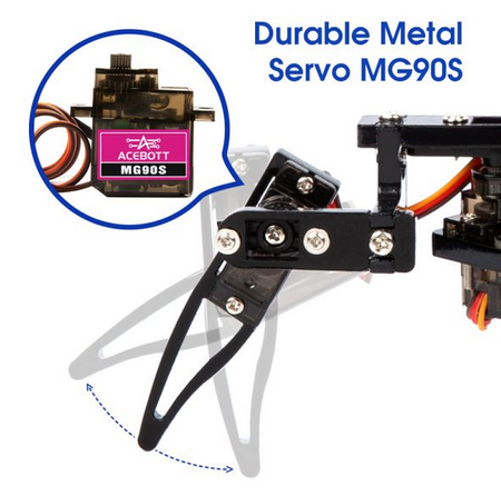 Zestaw edukacyjny Spider Robot Kit DIY STEM Pająk zdalnie sterowany z telefonu