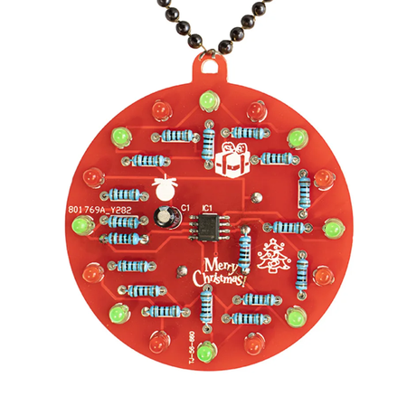 Bombka dekoracja na choinkę LED DIY kolor zielona czerwona