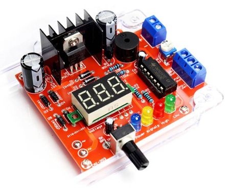 Zasilacz regulowany laboratoryjny LM317 KIT DIY