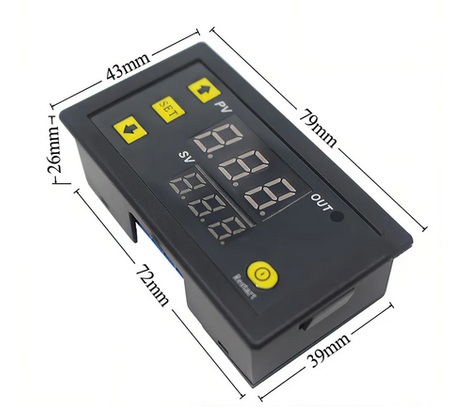 Sterownik temperatury 12V -50~120C W3230