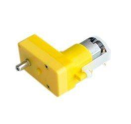 Silnik kątowy 5V 1:48 z pojedynczym mosiężnym wałem