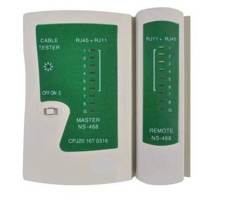 TESTER KABLI RJ45 ściągacz zaciskarka LAN zestaw narzędzi sieciowych XL 6w1