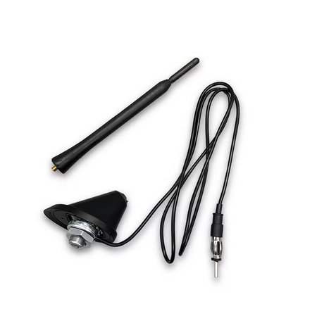 Antena samochodowa FM 15cm z przewodem 100cm