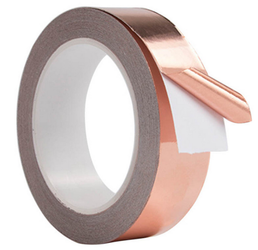 Taśma miedziana EMI z klejem 30mm 25u samoprzylepna 30m
