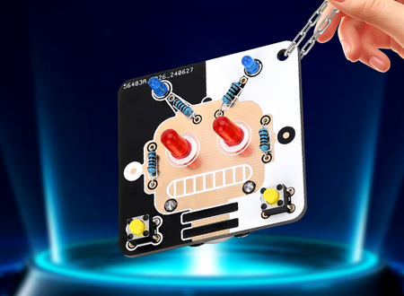 ROBOT elektroniczny LED DIY KIT nauka lutowania