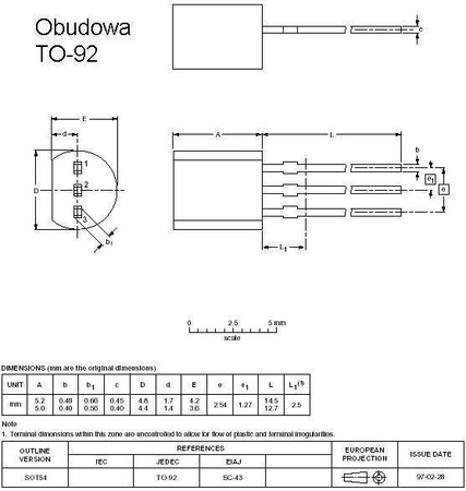 Tranzystor BC327-40 PNP obudowa TO-92 - 10szt