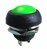 Przycisk monostabilny 3A 250V okrągły zielony