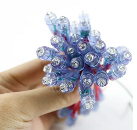 Łańcuch Pixel LED 5V czerwony 50 LED IP65