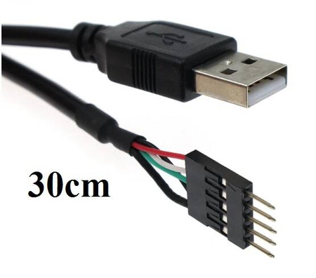 Kabel USB A z wtykiem 1x5 2.54mm długość 30cm