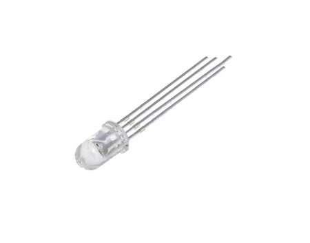 Dioda LED 5mm RGB wspólna anoda mat 4pin arduino