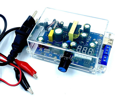 Zasilacz laboratoryjny regulowany LM2596 1.2V-24V