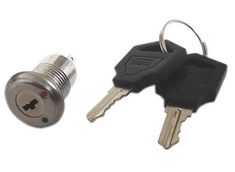 Przełącznik z kluczykiem 2A/250V 2 pozycje 20mm