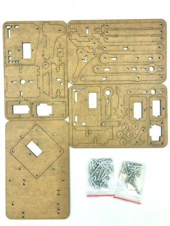 Akrylowe ramie robota na mini servo 9g 4DOF Robot Arm