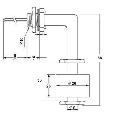 Magnetyczny czujnik poziomu wody CMW88