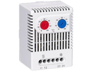 Termostat regulowany podwójny NO/NC 0-60°C