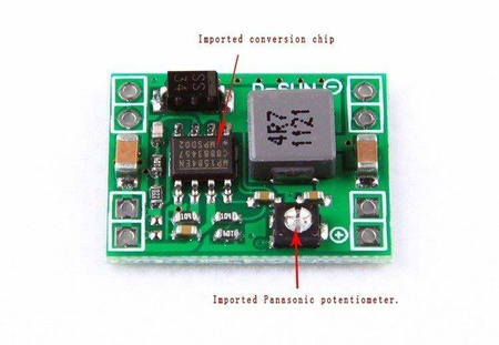 Przetw. STEP-DOWN BUCK MP1584 0,8V-20V