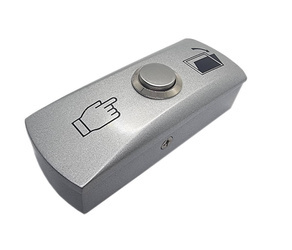 Przycisk wyjścia wejścia natynkowy srebrny 82x32x25mm