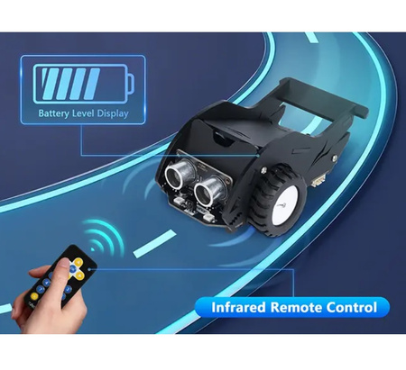 SharkBot platforma robota Smart Car ESP32 Acebott STEM do nauki programowania