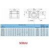 Łożysko liniowe ze wspornikiem SC8UU 8mm CNC 3D