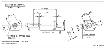 Mini silniczek 6V typ MT65