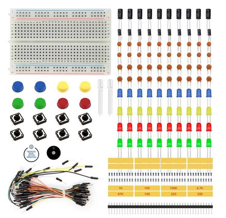 Zestaw elementów elektronicznych do Arduino Raspberry
