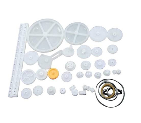 Zestaw kół zębatych plastikowych 34szt