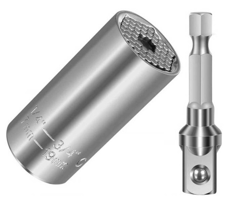 Klucz nasadowy uniwersalny klucz nasadka 7mm-19mm