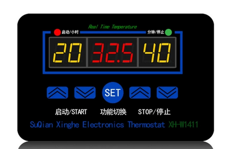 Sterownik temperatury 12V -19°C~99°C W1411