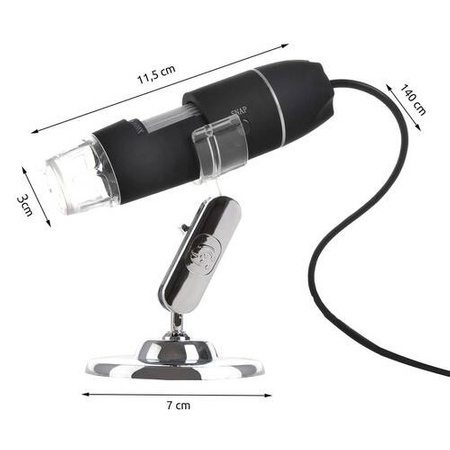 Mikroskop cyfrowy USB 1600x 2Mpix